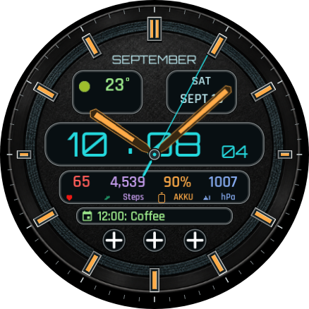 PPANK Wear OS watch face 4
